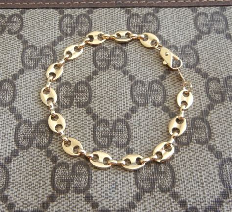 gucci bracelet and necklace set|vintage gucci gold bracelet.